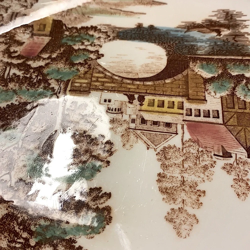 Nasco Holiday Large Serving Plate